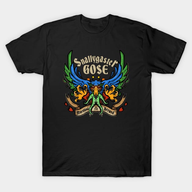 Snallygaster Gose T-Shirt by JonathanDodd_Draws